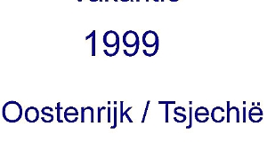 1999 Oostenrijk- Tsjechië